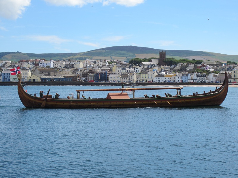 Draken Harald Hårfagre in der Bucht vor Peel